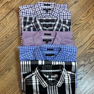 Lot of 5 Banana Republic "Grant Fit" Dress Shirts - XL